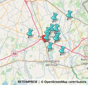 Mappa Piazza S. Andrea, 33050 Bagnaria arsa UD, Italia (4.93182)