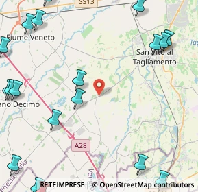 Mappa Via Udine, 33083 Chions PN, Italia (6.8225)