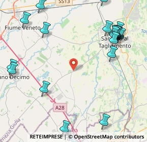 Mappa Via Udine, 33083 Chions PN, Italia (5.663)