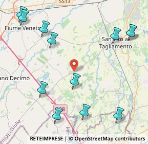 Mappa Via Udine, 33083 Chions PN, Italia (5.45)