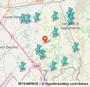 Mappa Via Udine, 33083 Chions PN, Italia (4.50643)