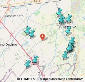 Mappa Via Udine, 33083 Chions PN, Italia (4.72563)