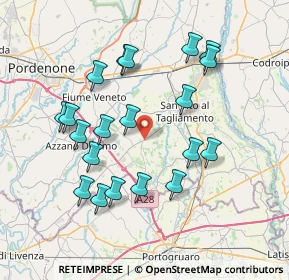 Mappa Via Udine, 33083 Chions PN, Italia (7.4095)
