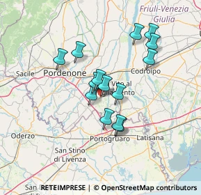 Mappa Via Udine, 33083 Chions PN, Italia (11.10643)