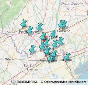 Mappa Via Udine, 33083 Chions PN, Italia (11.16222)