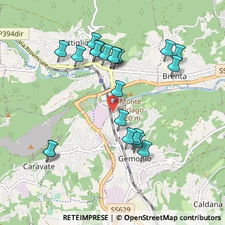 Mappa Via Adua, 21036 Gemonio VA, Italia (1.017)