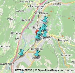 Mappa Via dal Pozzo, 38068 Rovereto TN, Italia (1.49364)