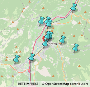 Mappa Via dal Pozzo, 38068 Rovereto TN, Italia (3.02667)