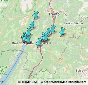 Mappa Via della Gora, 38068 Rovereto TN, Italia (10.11824)