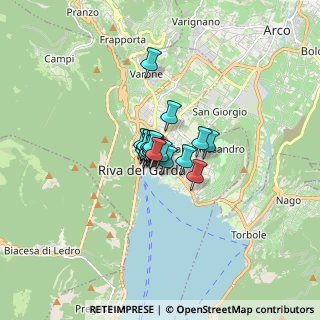 Mappa Viale Damiano Chiesa, 38066 Riva del Garda TN, Italia (0.65)