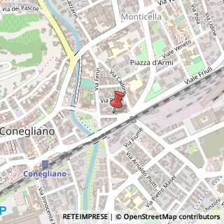 Mappa Via C. Rosselli, 21, 31015 Conegliano, Treviso (Veneto)