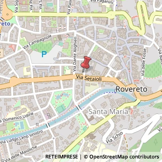Mappa Via Negrelli, 37, 38068 Rovereto, Trento (Trentino-Alto Adige)