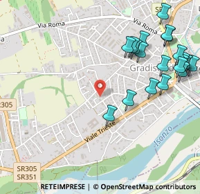 Mappa Via Ida Quaiatti, 34072 Gradisca d'Isonzo GO, Italia (0.632)