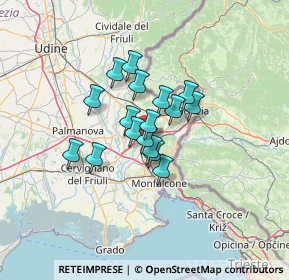 Mappa Via Ida Quaiatti, 34072 Gradisca d'Isonzo GO, Italia (8.46706)