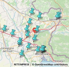 Mappa Via Ida Quaiatti, 34072 Gradisca d'Isonzo GO, Italia (8.2005)