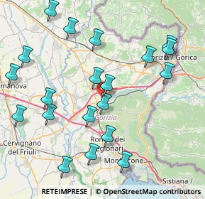 Mappa Via Ida Quaiatti, 34072 Gradisca d'Isonzo GO, Italia (9.1385)