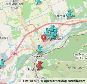 Mappa Via Ida Quaiatti, 34072 Gradisca d'Isonzo GO, Italia (2.1)