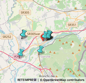 Mappa Via Ida Quaiatti, 34072 Gradisca d'Isonzo GO, Italia (1.86)