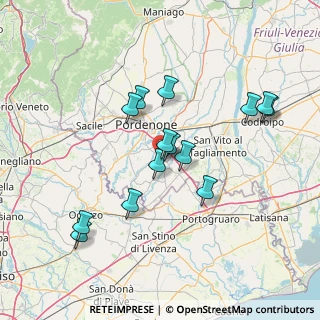 Mappa Via Olimpia, 33082 Azzano Decimo PN, Italia (13.45071)