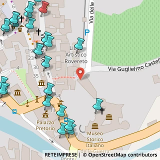 Mappa Via delle Fosse, 38068 Rovereto TN, Italia (0.0963)