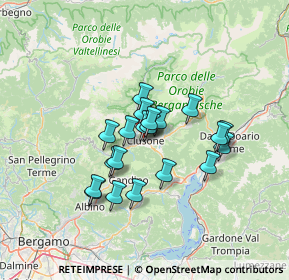 Mappa 24023 Clusone BG, Italia (10.0475)