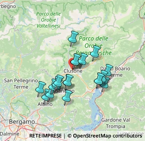 Mappa 24023 Clusone BG, Italia (11.4855)