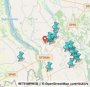 Mappa Via Roma, 33030 Varmo UD, Italia (3.845)