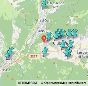 Mappa Via RenzoAvogadri, 24023 Clusone BG, Italia (2.525)