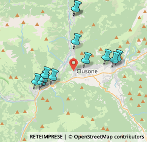 Mappa Via RenzoAvogadri, 24023 Clusone BG, Italia (3.75833)