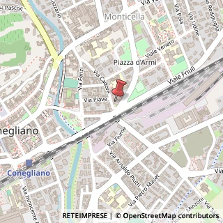 Mappa Via Cadore, 1, 31015 Conegliano, Treviso (Veneto)