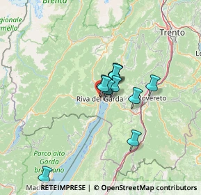 Mappa Viale Roma, 38066 Riva del Garda TN, Italia (8.81091)