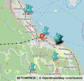 Mappa Piazza San Carlo 17 Carciano, 28838 Stresa VB, Italia (1.74385)