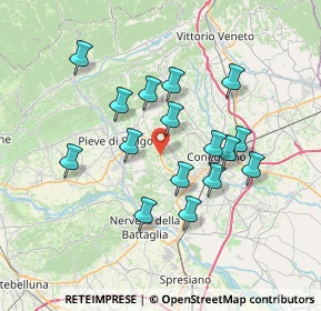 Mappa 31020 Susegana TV, Italia (6.33688)