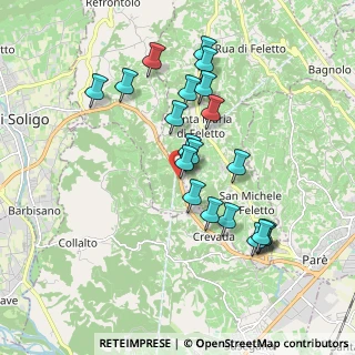 Mappa Via Crevada, 31020 Susegana TV, Italia (1.74)