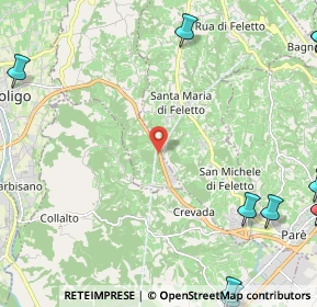 Mappa Via Crevada, 31020 Susegana TV, Italia (3.84364)