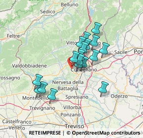 Mappa 31020 Susegana TV, Italia (10.47278)