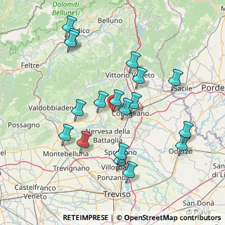 Mappa 31020 Susegana TV, Italia (15.38556)