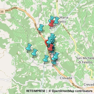 Mappa Via Crevada, 31020 Susegana TV, Italia (0.47826)