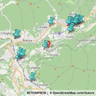 Mappa 21030 Azzio VA, Italia (2.70316)