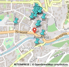 Mappa Via dei Portici, 38068 Rovereto TN, Italia (0.228)