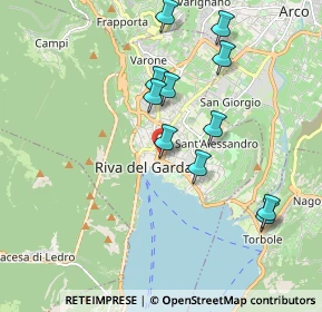 Mappa Viale Lutti Alberti, 38066 Riva del Garda TN, Italia (1.82)