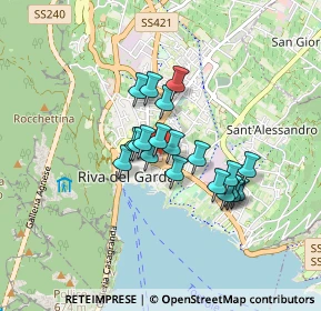 Mappa Viale Lutti Alberti, 38066 Riva del Garda TN, Italia (0.61)
