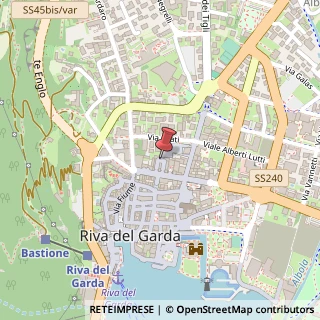 Mappa Viale Dante Alighieri, 78, 38066 Riva del Garda, Trento (Trentino-Alto Adige)