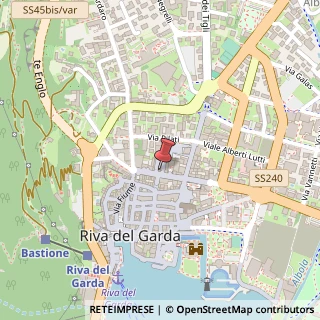 Mappa Viale Dante Alighieri, 72, 38066 Riva del Garda, Trento (Trentino-Alto Adige)