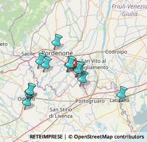 Mappa Via Cesena Villafranca, 33082 Azzano decimo PN, Italia (12.72)