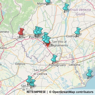 Mappa Via Cesena Villafranca, 33082 Azzano decimo PN, Italia (18.34929)