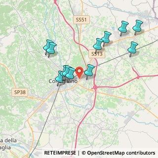 Mappa Via dell'industria, 31015 Conegliano TV, Italia (3.65583)