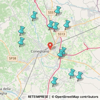 Mappa Via dell'industria, 31015 Conegliano TV, Italia (4.75083)