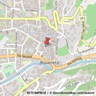 Mappa Piazza Malfatti, 8, 38068 Rovereto, Trento (Trentino-Alto Adige)