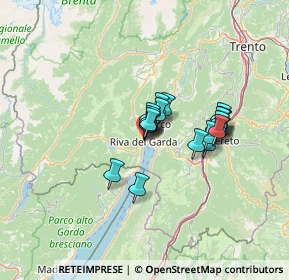 Mappa Viale Madruzzo, 38066 Riva del Garda TN, Italia (9.1245)